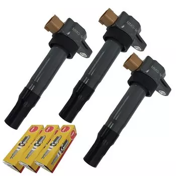 Катушка зажигания Lapin HE21S иридиевая свеча NGK KR7AI Набор из 3 шт. IC2P и