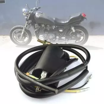 Катушка зажигания, надежность мотоцикла, черная, устойчивая к атмосферным воздействиям, высокая замена катушки зажигания 410916900 410920100 21171-1019