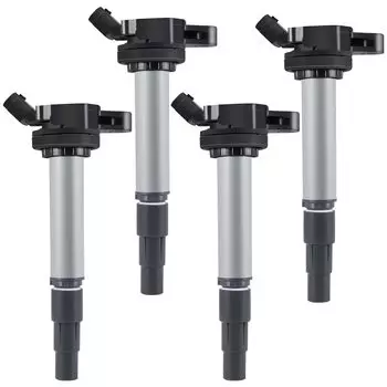 Катушка зажигания Toyota Voxy Noah Wish Isis Corolla Fielder ZRR ZGE 70G 70W 75G 75W 20G 20W 21G 22W 25G Комплект катушек зажигания из 4 шт. 90919-02252 / 90919-02258