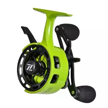 Катушки для подледной рыбалки 3.2:1 Передаточное отношение Ультра Гладкая Рыболовная Катушка 3+1 Шарикоподшипники Right Hand зелёный