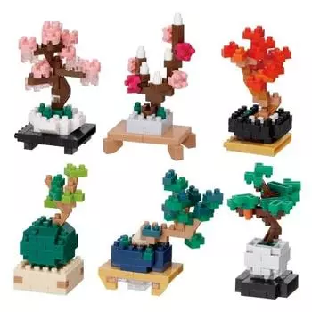 Kawada Nano Block Mini Nano Bonsai (BOX) NBMC_63S 1BOX = 6 pieces, 6 types in total