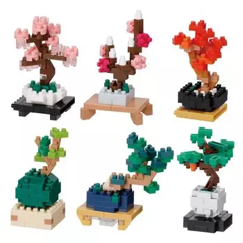 Kawada Nano Block Мини Нано Бонсай (BOX) NBMC63S 1BOX 6 шт., всего 6 типов