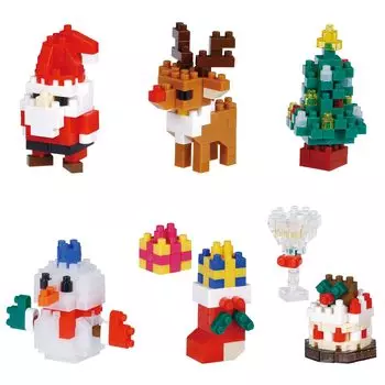 Kawada Nano Block Mini Nano Christmas 1BOX 6 Всего 6 типов (BOX) NBMC_71S = штук,