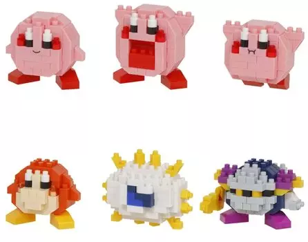 Kawada Nano Block Mini Nano Kirby of the Stars КОРОБКА продукт 1КОРОБКА 6 Всего 6 типов (BOX) NBMC_29S = штук,