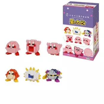 Kawada Nano Block Mini Nano Kirby of the Stars КОРОБКА продукт 1КОРОБКА 6 Всего 6 типов (BOX) NBMC_29S = штук,