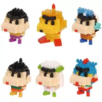 Kawada Nano Block Mini Nano Movie Crayon 1BOX 6 Всего 6 типов Shin-chan (BOX) NBMC_56S = штук,