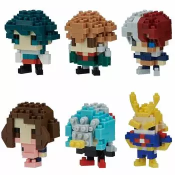 Kawada Nano Block Mini Nano My Hero Academia 1BOX 6 Всего 6 типов NBMC_09S = штук,