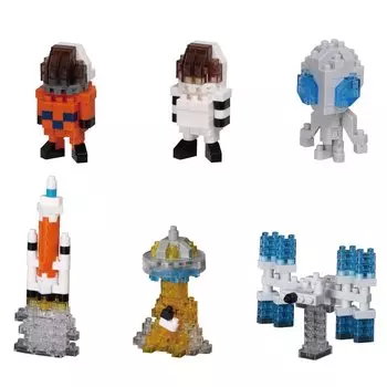Kawada Nano Block Mini Nano Space Collection 1BOX 6 Всего 6 типов (BOX) NBMC_58S = штук,