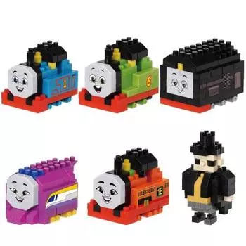 Kawada Nano Block Mini Nano Томас и его паровозик (BOX) NBMC_51S 1BOX = 6 штук, всего 6 типов
