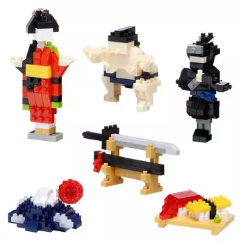 Kawada Nano Block Mini Nano Япония 1BOX 6 Всего 6 типов (BOX) NBMC_74S = штук,
