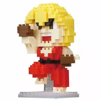 Kawada Nanoblock Charanano Street Fighter Ken CN-16