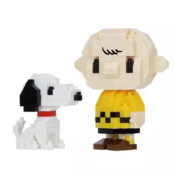Kawada Nanoblock Чарли Браун и Снупи x 14 x 14 см Возраст 12 лет и старше Внутреннее хобби NBH_252 4.5 NBH_252