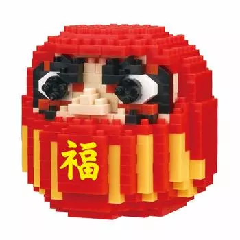 Kawada Nanoblock Daruma Ширина 64 мм x Высота 60 мм x Глубина 64 мм Количество деталей 400 NBH_195