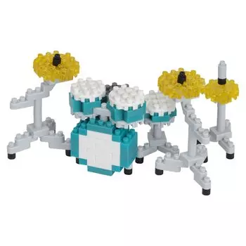 Kawada Nanoblock Drum Set Green NBC_348