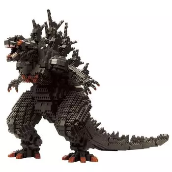 Kawada Nanoblock Godzilla Deluxe Edition 10 x 42 x 28 Ages 12 and Interior Hobby (2023) NB-063, cm, up,