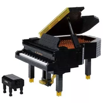Kawada Nanoblock KAWAI Grand Piano Toy Awards 2024 Kidalt Category Excellence 7 x 28 x 21 см 12 лет и старше Interior Hobby NBM-055 [Японская премия]