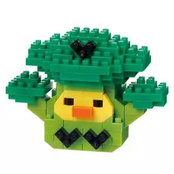 Kawada Nanoblock Kiiroitori (Broccoli) 190 pieces 12 years old and up Rilakkuma NBCC_174