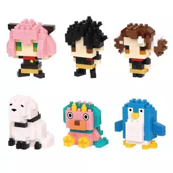 Kawada Nanoblock Mini Nano 1BOX 6 Всего 6 типов SPYFAMILY vol.2 (BOX) NBMC_55S = штук,