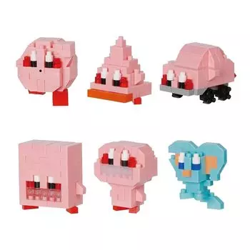 Kawada nanoblock mini nano Kirby of the Stars discovery (BOX) NBMC_60S 1BOX = 6 pieces, 6 types in total