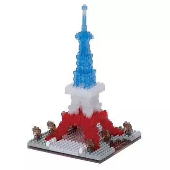 Kawada Nanoblock Париж Сена Триколор версия. 13,4 x 8 x 8 см 12 лет и старше Интерьер Хобби NBH_243