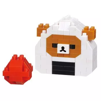 Kawada Nanoblock Рилаккума 170 штук от 12 лет и старше Рилаккума (рисовые шарики) NBCC_172