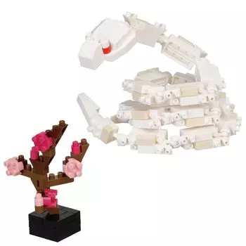 Kawada Nanoblock Zodiac Snake x x 18cm 12 years old and up Interior Hobby NBC_389 1.3 10.5 NBC_389