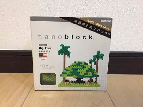 Кавада наноблок большое тропическое дерево