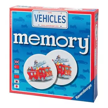 Кавада от 3 лет и старше Ravensburger Vehicle Memory 19.2x19.2x4.8см RB21832-5