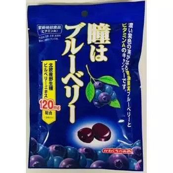 Kawaguchi Seika Eyes are blueberry 83 гСодержит 120 мг экстракта дикой черники из Северной ЕвропыСодержит 120 мг экстракта дикой черники из Северной Европы 1