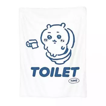 Каваи Чиикава Туалет Мультяшные Аксессуары Одеяло Мягкое Плед Подарки Для Друга 30x40in