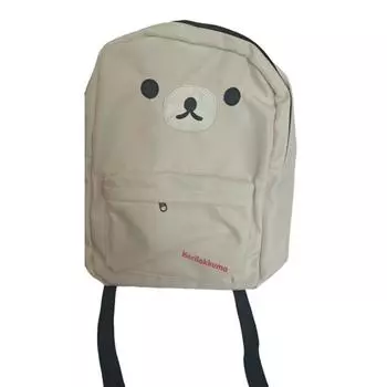 Каваи Медведь Риллакума Рюкзак Милый Аниме Мультяшный Медведь Коричневый Рюкзак Большой Вместимости Стильный Повседневный Студенческий Школьный Рюкзак Подарок