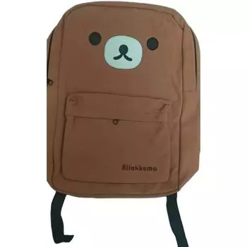 Каваи Медведь Риллакума Рюкзак Милый Аниме Мультяшный Медведь Коричневый Рюкзак Большой Вместимости Стильный Повседневный Студенческий Школьный Рюкзак Подарок