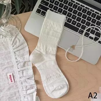 Каваи Мультяшные Носки Женские Девушки Теплые Высококачественные Носки Средней Длины Мягкие Удобные Хлопковые Носки