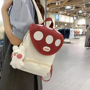 Kawai Mushroom Baby Маленький рюкзак Мини Милый детский сад рюкзак Mengbao Детский школьный рюкзак Мультфильм Мультфильм Мультфильм школьный рюкзак