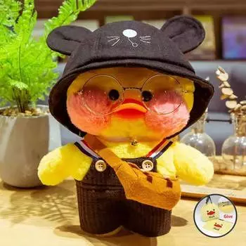 Kawaii 30 см Plushie Lalafanfan желтая утка животное плюшевые мягкие игрушки для девочек детская милая кукла подарок на день рождения/Рождество 30cm