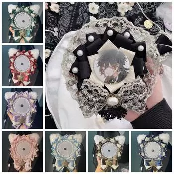 Kawaii Anime Pins Display Base DIY Banner Decoration Lot Fashion Cute Badge Holder Organizer 4