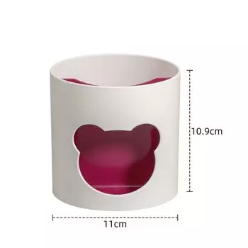 Kawaii Bear Pen Holder Многофункциональный держатель Контейнер Настольный органайзер Офисные принадлежности Канцелярские принадлежности Коробка для хранения карандашей Студент