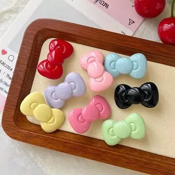 Kawaii Bow Hairpin Аксессуары для волос Милая девушка Сердце Боковая заколка Челка Темперамент Ювелирные изделия синий