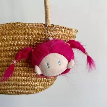 Kawaii брелок подвески мультфильм милый сделай сам плюшевая кукла фигурка кулон сумка брелок мини кукла брелок подвеска брелок розы красного