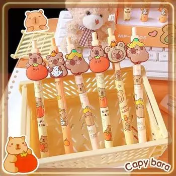 Kawaii Capybara механический карандаш милый движущийся карандаш креативный 0,5 мм автоматический карандаш для студентов random 1pc