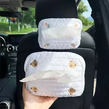 Kawaii Car Tissue Box Креативная подвесная бумажная коробка Симпатичный диспенсер для салфеток Автомобильные принадлежности Style 7
