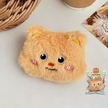 Kawaii Cartoon Butter Bear Brooch Pendant Versatile Backpack Decoration Cute Little Bear Jewelry Accessories Gifts A1