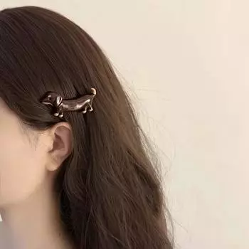 Kawaii Cartoon Chain Necklace Bracelet Animal Dog Hair Clip Fashion Hairpin Girls Hair Clip