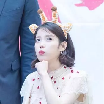 Kawaii Cartoon Plush Headband Giraffe Ears Face Washing Hair Hoop Animal Hairbands Cosplay Props кофейный