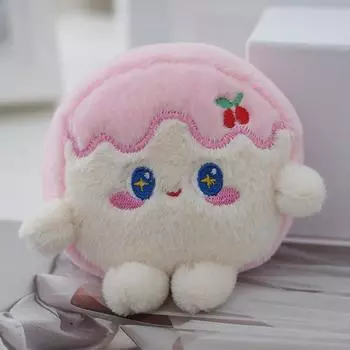 Kawaii Creative Cream Toast Плюшевые куклы Брелок Мягкие игрушки Подвеска Милый рюкзак Украшения Аксессуары Подарки