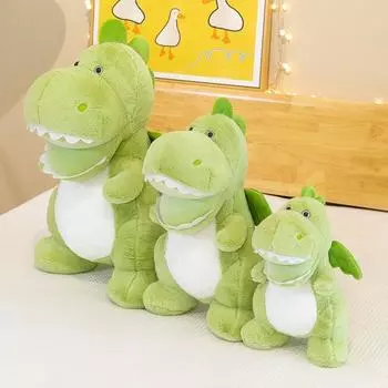 Милые плюшевые игрушки динозавров из мультфильма трицератопс мягкая игрушка мягкие плюшевые динозавры куклы для детей мальчиков подарок на день рождения на Рождество 30cm