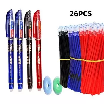 Стираемые ручки Kawaii 0,5 мм гелевая ручка водостойкие гелевые чернила канцелярские принадлежности для школы письменные принадлежности для блокнота офисные принадлежности для студентов