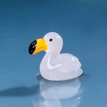 Kawaii фламинго смолы Diy украшения дома фигурки мох террариум пейзажные аксессуары сказочный сад миниатюры декор комнаты темно-розовый