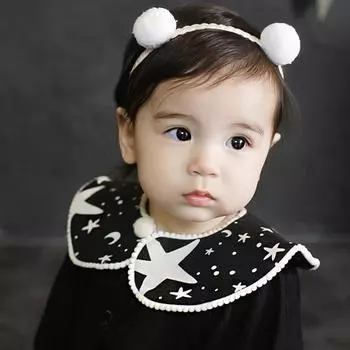 kawaii flower headband rabbit ears turban headband baby girls kids hair bows head bands accessories for children headdress