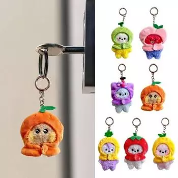 Kawaii фруктовый чехол на голову, плюшевый брелок, милый мультяшный мешок, подвеска, аксессуары, плюшевый брелок, подарок на день рождения